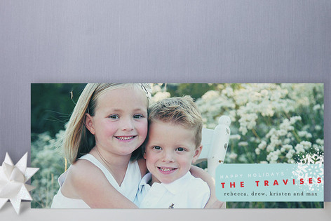 Hip Frost Holiday Photo Cards