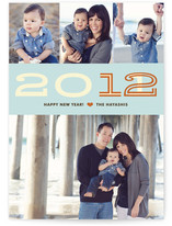 Hip New Year Holiday Photo Cards