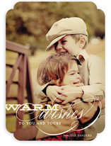 Warm Wishes Holiday Photo Cards