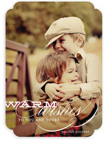 Warm Wishes Holiday Photo Cards
