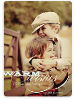 Warm Wishes Holiday Photo Cards