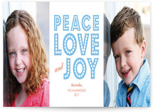 float + peace Holiday Photo Cards