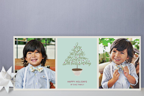 Joy to the World Holiday Photo Cards