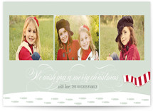 Footsteps Holiday Photo Cards