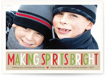 Making Spirits Bright Holiday Photo Cards