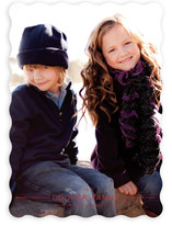 Modern Family Crest Holiday Photo Cards