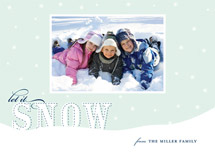 Let it Snow Holiday Photo Cards, by Oscar+Emma Design