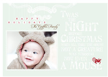 Mouse Holiday Photo Cards, by Andrea Mentzer