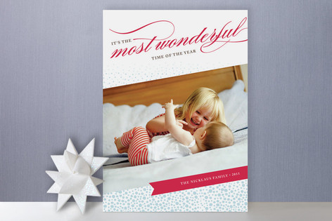 Most Wonderful Holiday Photo Cards