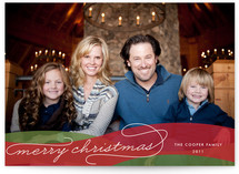 Script + Shapes Holiday Photo Cards