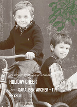 Mistletoe Holiday Photo Cards