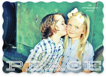 Peaceful Greeting Holiday Photo Cards