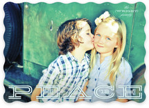 Peaceful Greeting Holiday Photo Cards