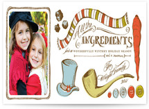 ingredients Holiday Photo Cards