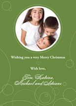 Seeing Spots Holiday Photo Cards, by Chamelle Designs