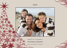 Snowflake Tree Holiday Photo Cards, by Pixie Stick Press