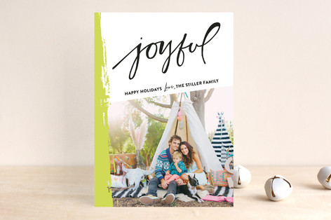 Painted With Joy Holiday Photo Cards Painted With Joy Holiday Photo Cards