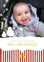 Modern Birds & Trees Holiday Photo Cards, by Sweet Paper Studio