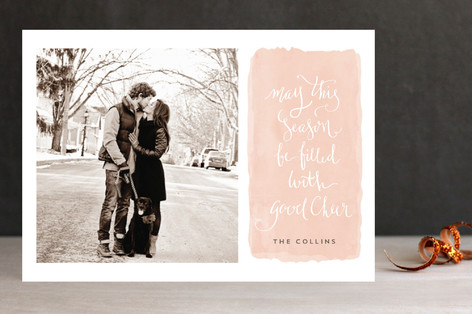 With Good Cheer Holiday Photo Cards