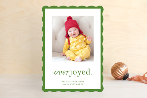 Simply Overjoyed Holiday Photo Cards