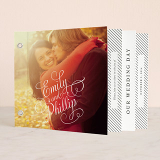 Hold the Date Wedding Invitation Minibook&trade; Cards