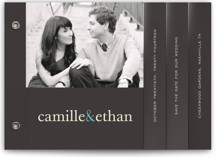 Pop of Color Wedding Invitation Minibook&trade; Cards
