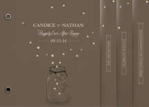 fireflies Wedding Invitation Minibook&trade; Cards