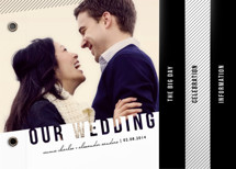 Simply See Through Wedding Invitation Minibook&trade; Cards