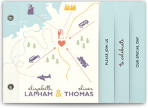 Destination Wedding Invitation Minibook&trade; Cards