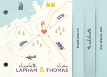 Destination Wedding Invitation Minibook&trade; Cards