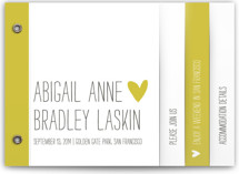 Passing Notes Wedding Invitation Minibook&trade; Cards