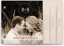 Stracciatella Wedding Invitation Minibook&trade; Cards