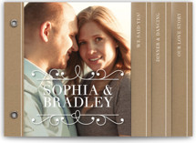 Arabesque Wedding Invitation Minibook&trade; Cards