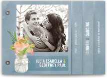 Bouquet D'Amour Wedding Invitation Minibook&trade; Cards
