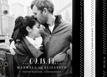 Simple Type Wedding Invitation Minibook&trade; Cards