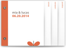 Grow Wedding Invitation Minibook&trade; Cards