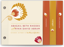 Papercut Wedding Invitation Minibook&trade; Cards