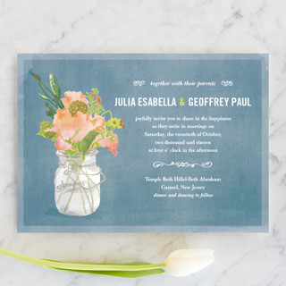 Bouquet D'Amour Wedding Invitations