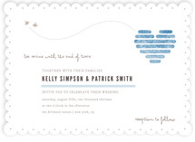Honeycomb Heart Wedding Invitations