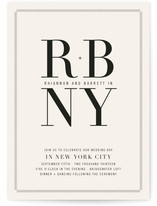 Stately Wedding Invitations