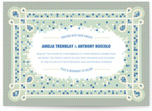 Mosaic Wedding Invitations