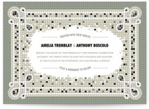 Mosaic Wedding Invitations
