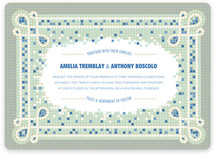 Mosaic Wedding Invitations