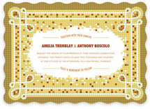 Mosaic Wedding Invitations