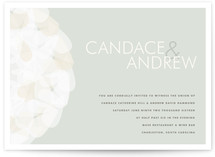 Modern Tulle Wedding Invitations