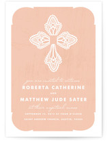Blessed Lace Wedding Invitations
