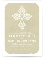 Blessed Lace Wedding Invitations