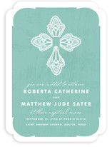 Blessed Lace Wedding Invitations