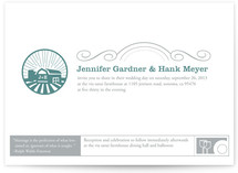 Iconic Barnyard Wedding Invitations