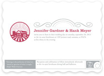 Iconic Barnyard Wedding Invitations